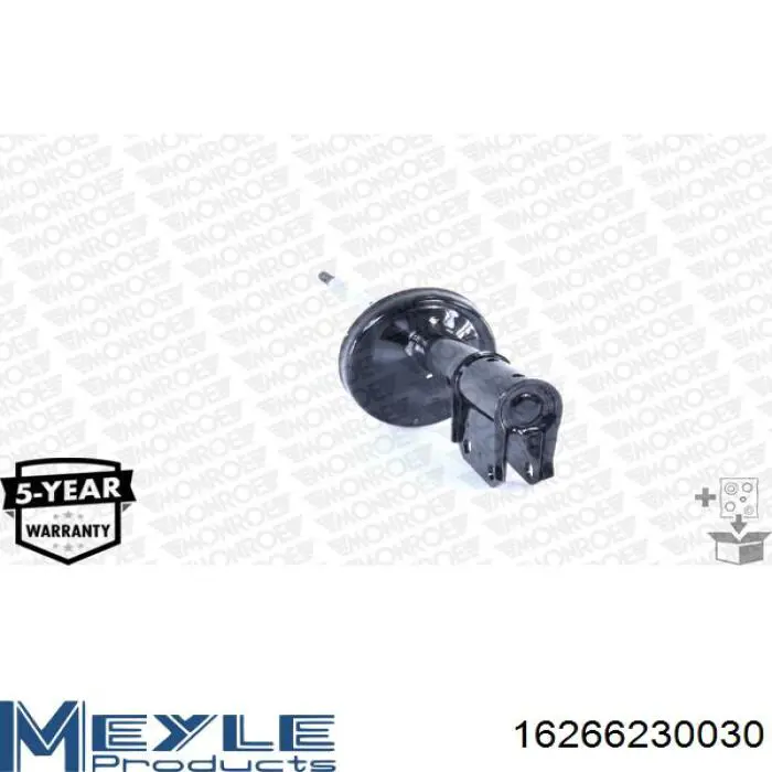 Amortyzator przedni Meyle 16266230030 cena, od 50,61 USD