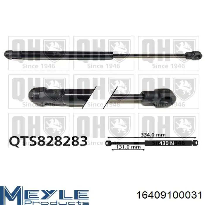 Amortyzator klapy bagażnika (3/5 drzwi-tylnych) GS0697 Magneti Marelli