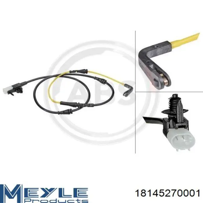 Czujnik zużycia klocków hamulcowych przedni Metzger 1190328 cena, od 15,95 USD
