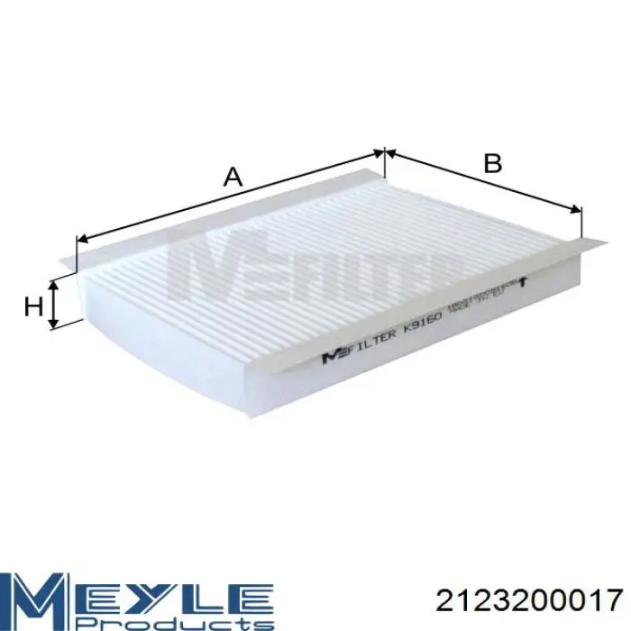 Do koszyka 68350346AA Chrysler Filtr kabiny