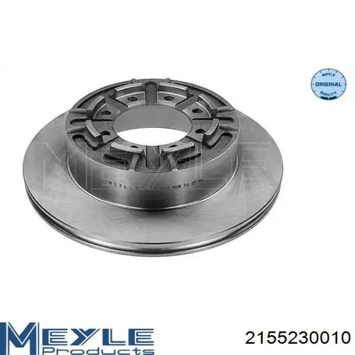 Tarcza hamulcowa tylna Meyle 2155230010 cena, od 63,88 USD