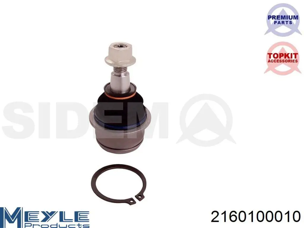 Sworzeń wahacza dolny Meyle 2160100010 cena, od 17,99 USD