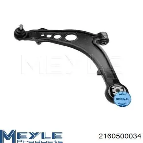Wahacz zawieszenia przedniego dolny lewy Meyle 2160500034 cena, od 53,19 USD