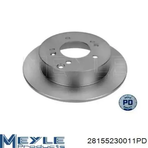 R2052 VALEO Tarcza hamulcowa tylna