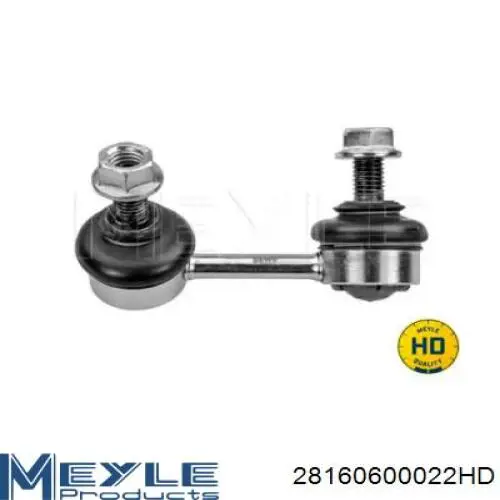Łącznik stabilizatora przedniego lewy Meyle 28160600022HD cena, od 14,54 USD