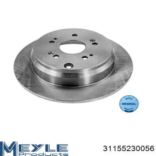 Do koszyka 31155230056 Meyle Tarcza hamulcowa tylna