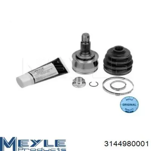 Do koszyka 3144980001 Meyle Przegub homokinetyczny przedni zewnętrzny