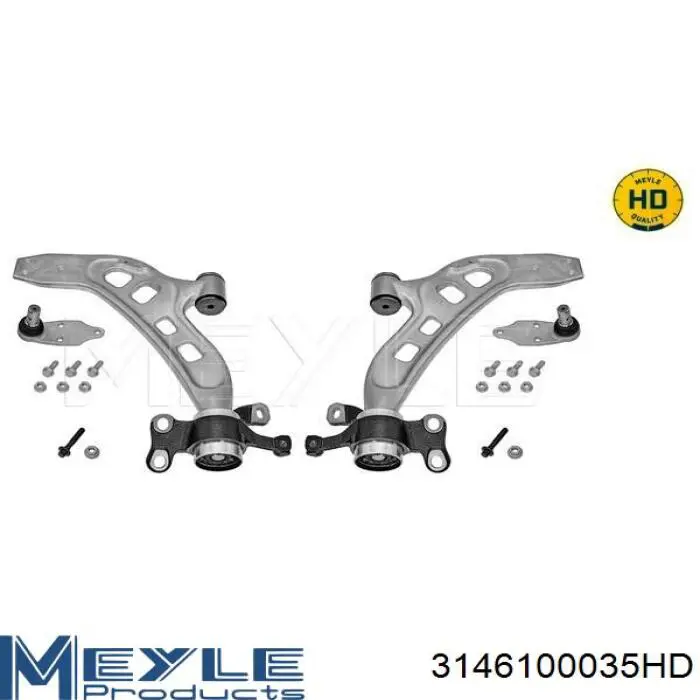 Silentblock przedniego wahacza dolnego Meyle 3146100035HD cena, od 65,95 USD