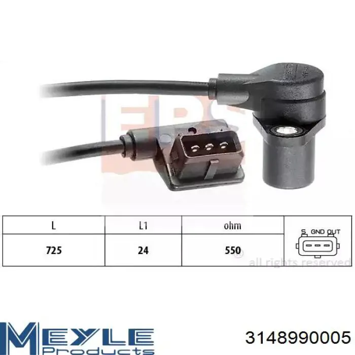Czujnik położenia wału korbowego SAG073 Magneti Marelli