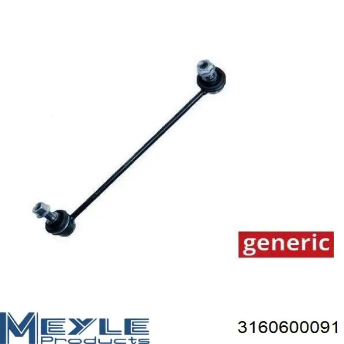 Łącznik stabilizatora przedniego prawy Meyle 3160600091 cena, od 17,24 USD