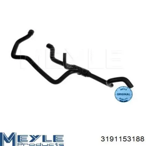 Przewód (króciec) chłodnicy dolny Meyle 3191153188 cena, od 36,73 USD