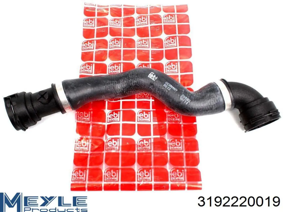Do koszyka 3192220019 Meyle Przewód (króciec) chłodnicy górny