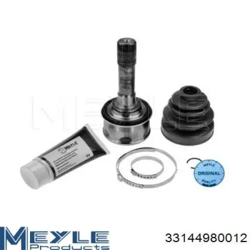 Do koszyka 33144980012 Meyle Przegub homokinetyczny przedni zewnętrzny