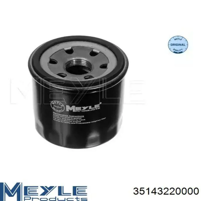 Filtr oleju Meyle 35143220000 cena, od 5,59 USD