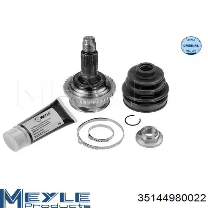 Przegub homokinetyczny przedni zewnętrzny Meyle 35144980022 cena, od 61,75 USD
