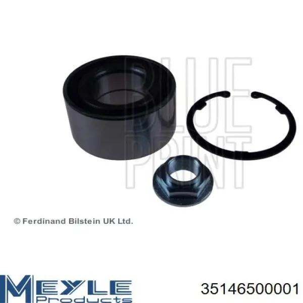 Łożysko piasty przedniej Meyle 35146500001 cena, od 30,49 USD