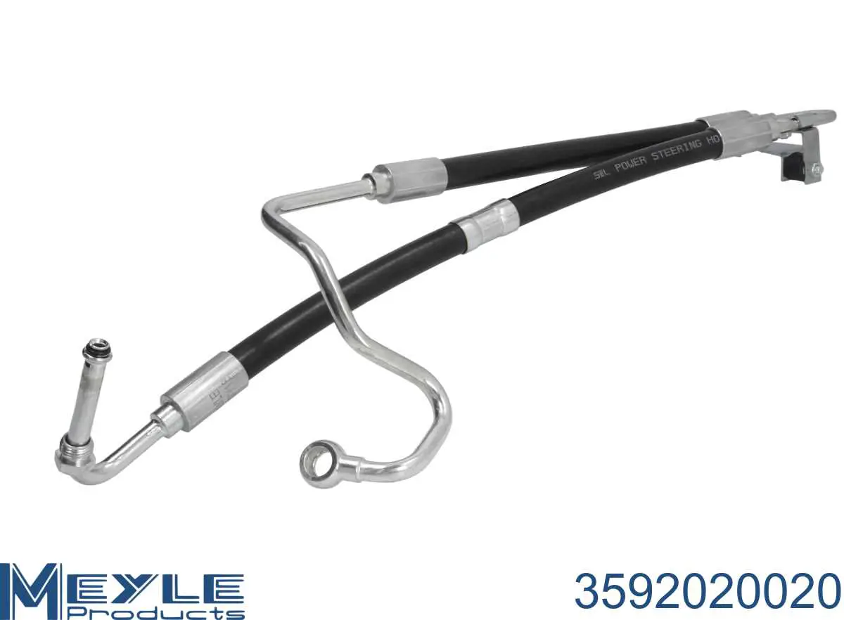 Przewód hydraulicznego układu wspomagania wysokiego ciśnienia, od pompy do maglownicy (mechanizmu) Meyle 3592020020 cena, od 65,88 USD