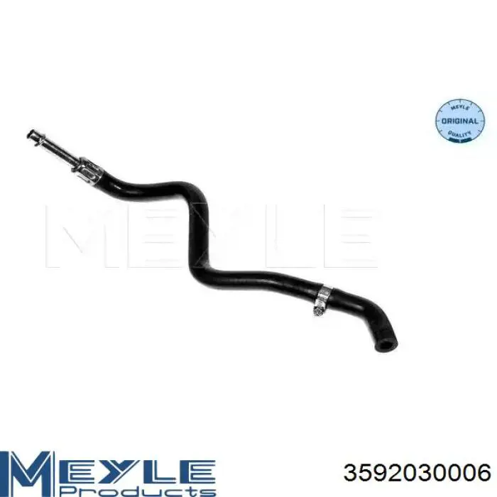 Przewód hydraulicznego układu wspomagania niskiego ciśnienia, od chłodnicy do zbiornika Meyle 3592030006 cena, od 28,82 USD