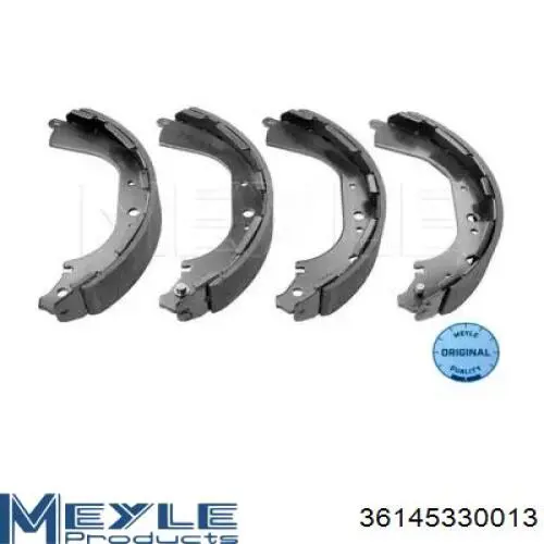 Do koszyka 986487464 Bosch Klocki hamulcowe tylne bębnowe