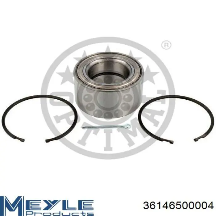 Łożysko piasty przedniej Meyle 36146500004 cena, od 26,34 USD