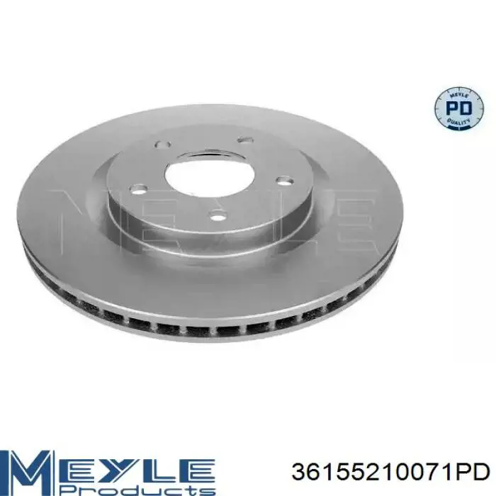 36155210071PD Meyle Tarcza hamulcowa przednia