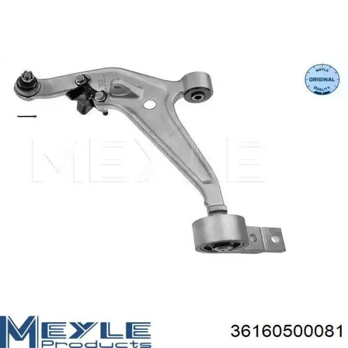 Wahacz zawieszenia przedniego dolny lewy Meyle 36160500081 cena, od 135,66 USD