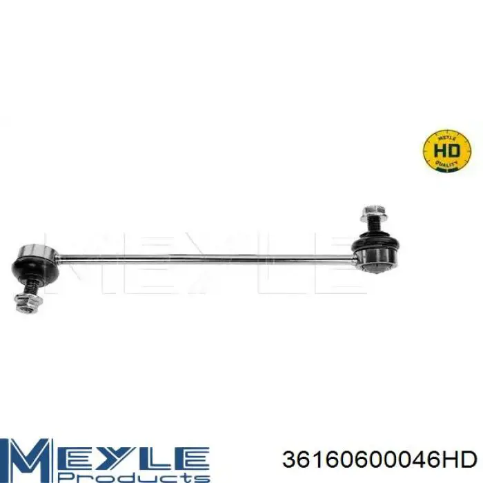 Łącznik stabilizatora przedniego lewy Meyle 36160600046HD cena, od 11,91 USD