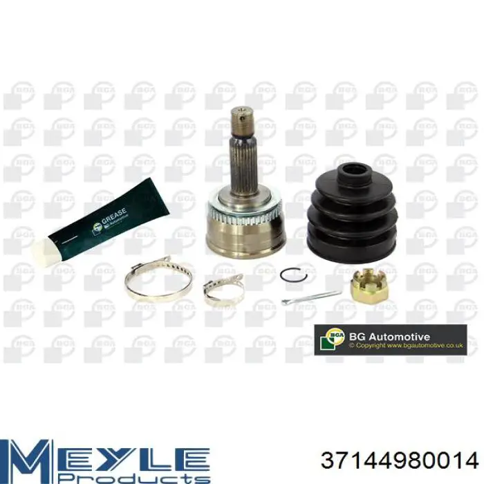 Przegub homokinetyczny przedni zewnętrzny Meyle 37144980014 cena, od 41,34 USD