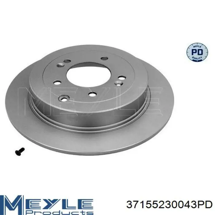 108675 Febi Tarcza hamulcowa tylna