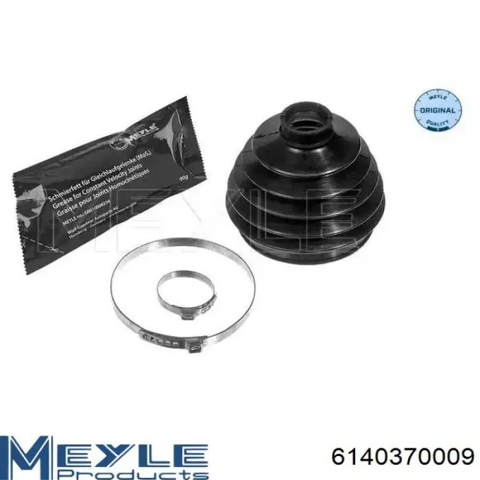 Osłona przegubu homokinetycznego półosi przedniej zewnętrzna Meyle 6140370009 cena, od 14,30 USD