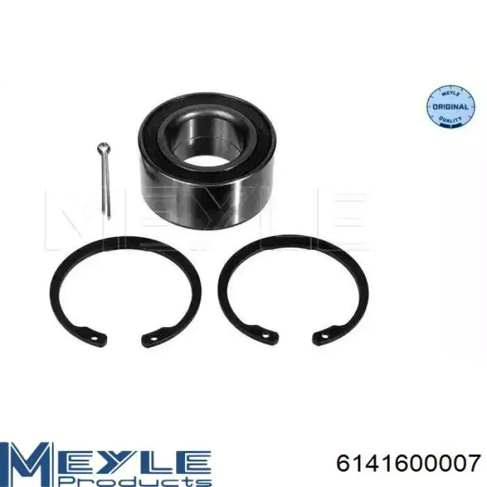 Łożysko piasty przedniej Meyle 6141600007 cena, od 14,19 USD
