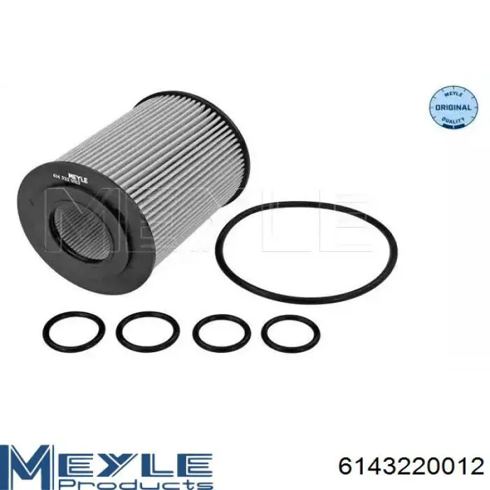 Filtr oleju Meyle 6143220012 cena, od 11,99 USD