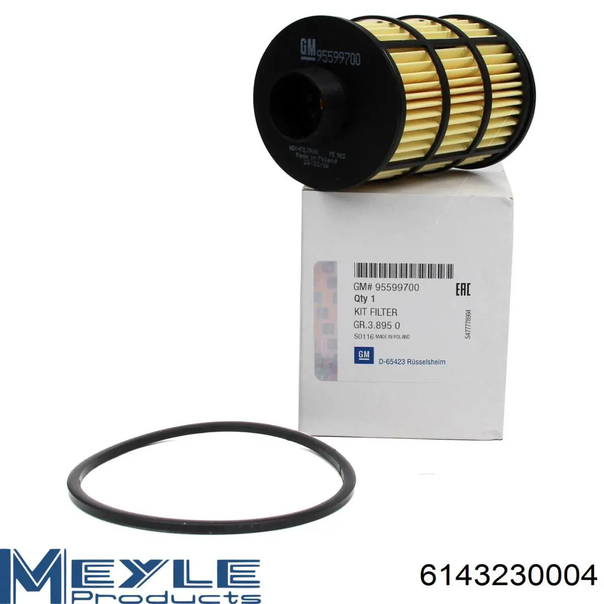 Filtr paliwa Meyle 6143230004 cena, od 19,13 USD