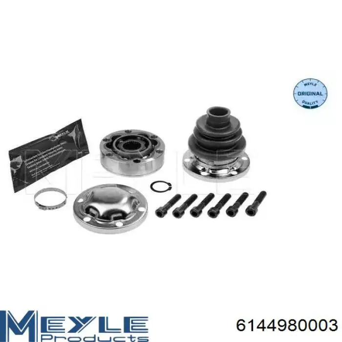 Przegub homokinetyczny wewnętrzny tylny Meyle 6144980003 cena, od 43,32 USD