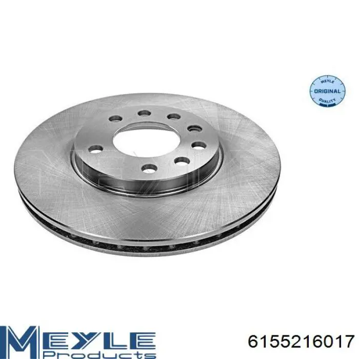 Do koszyka 6155216017 Meyle Tarcza hamulcowa przednia