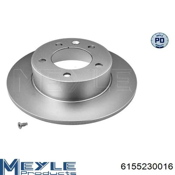 6155230016 Meyle Tarcza hamulcowa tylna