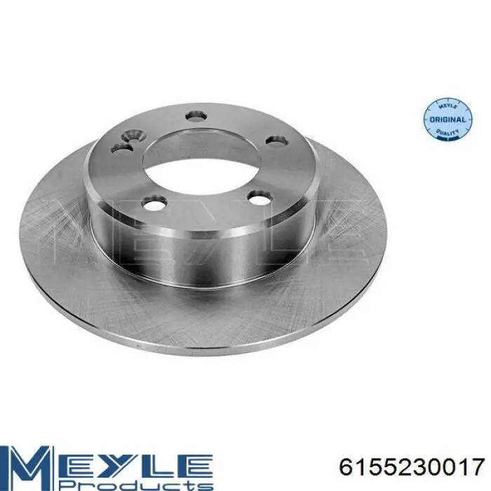6155230017 Meyle Tarcza hamulcowa tylna