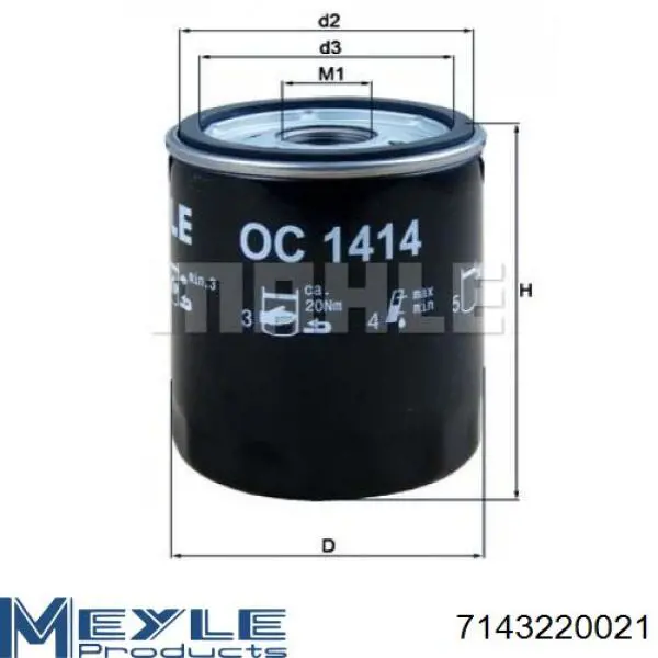 HMPGK2Q6714AA Hmpx Filtr oleju