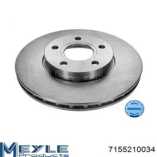 7155210034 Meyle Tarcza hamulcowa przednia