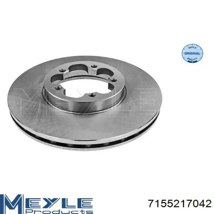 Tarcza hamulcowa przednia Meyle 7155217042 cena, od 56,68 USD