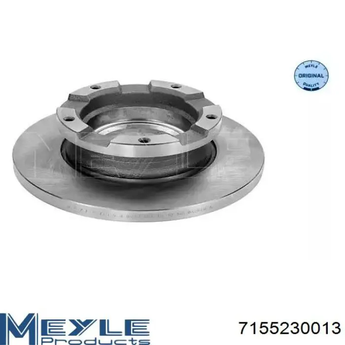 Tarcza hamulcowa tylna Meyle 7155230013 cena, od 57,01 USD