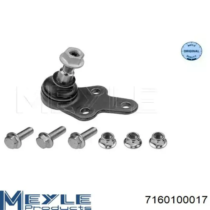 Sworzeń wahacza dolny Meyle 7160100017 cena, od 15,70 USD