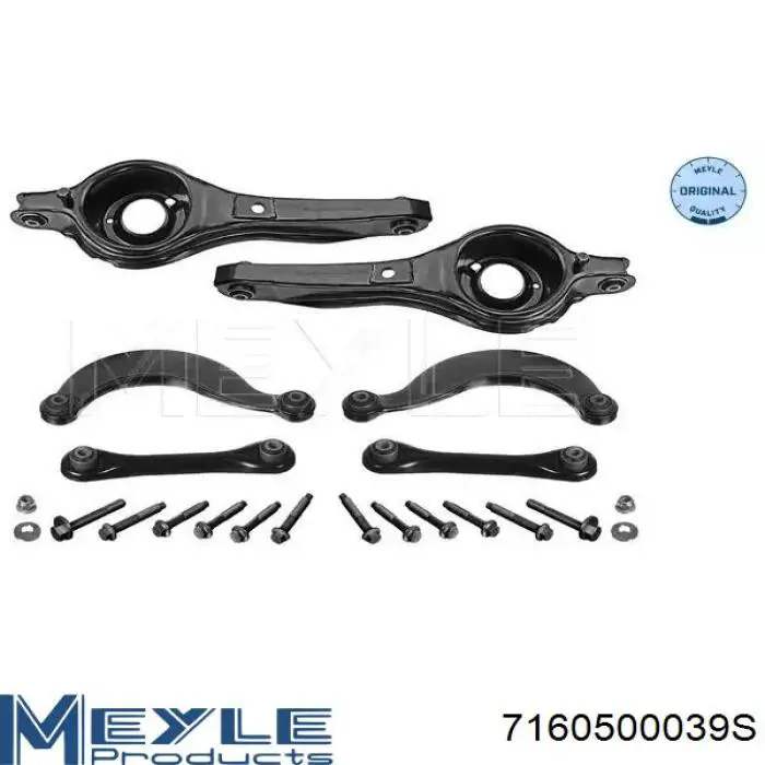 Zestaw wahaczy zawieszenia tylnego Meyle 7160500039S cena, od 308,64 USD