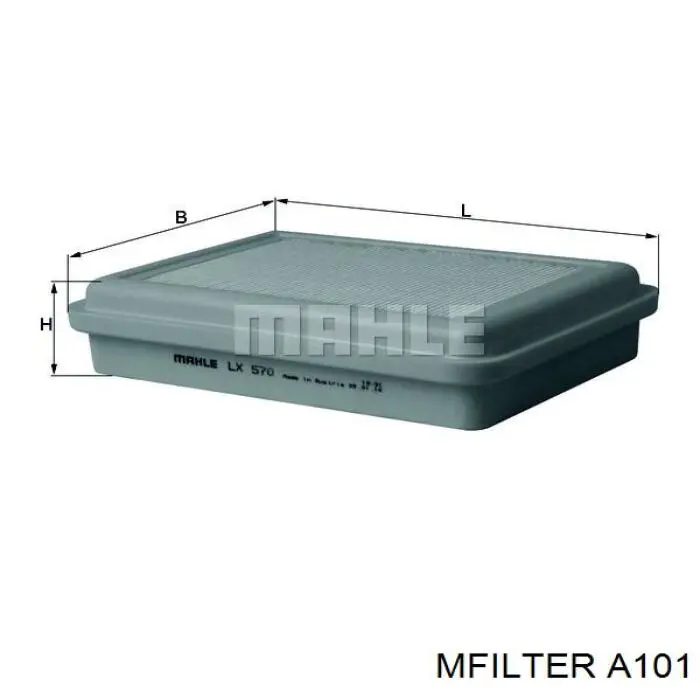 Do koszyka A101 Mfilter Filtr powietrza