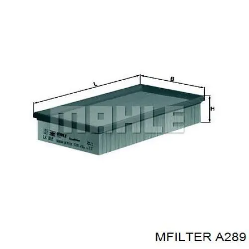Do koszyka A289 Mfilter Filtr powietrza