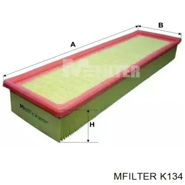 Filtr powietrza Mfilter K134 cena, od 8,98 USD