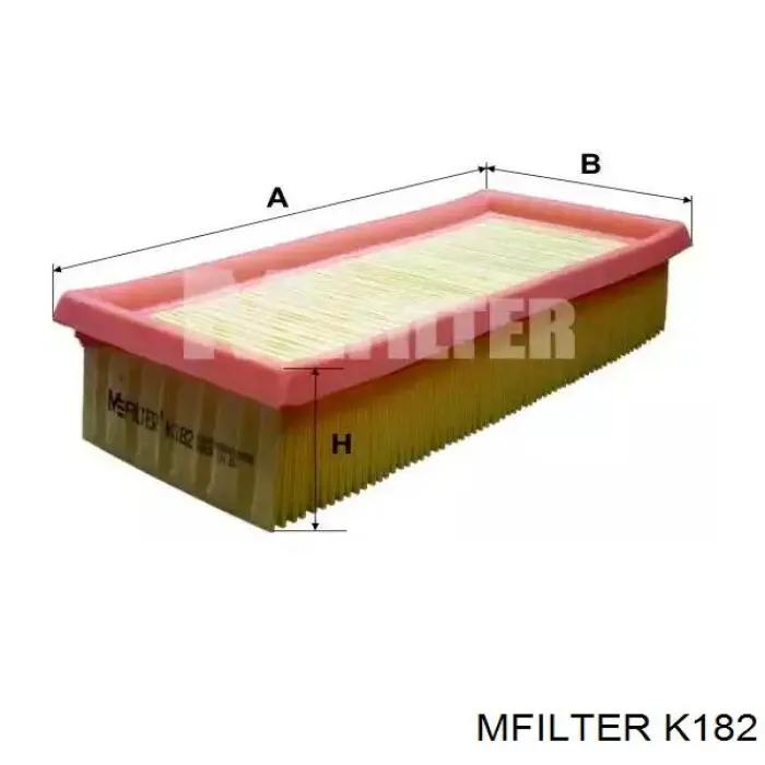 Filtr powietrza Mfilter K182 cena, od 6,03 USD