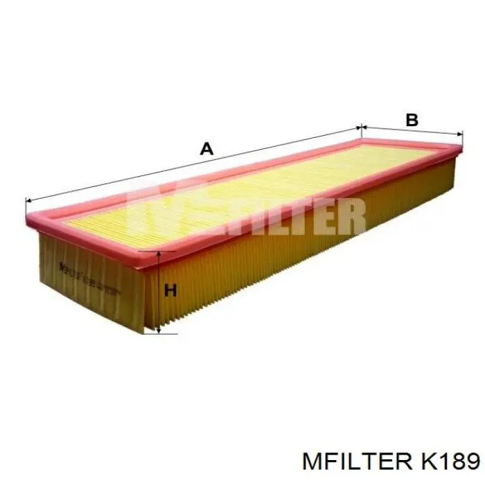 Filtr powietrza Mfilter K189 cena, od 13,91 USD