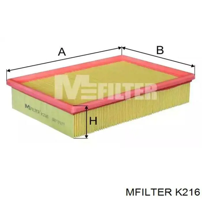 Filtr powietrza Mfilter K216 cena, od 8,91 USD