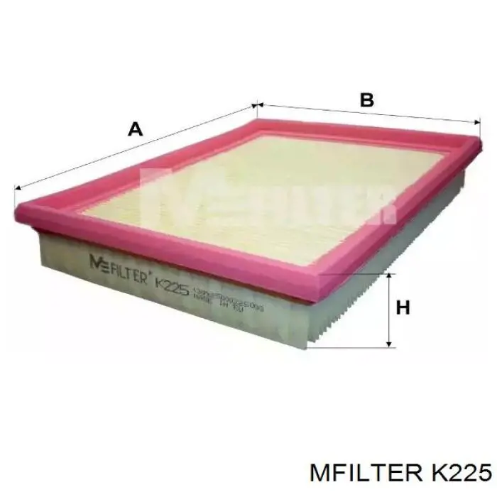 Filtr powietrza Mfilter K225 cena, od 7,75 USD
